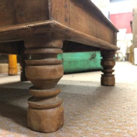 k82 7070c b indian furniture carved low bajot tables turned