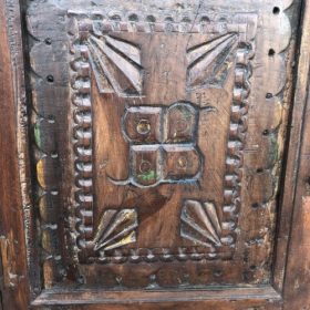 k82 7072 indian furniture small teak door cabinet carvings