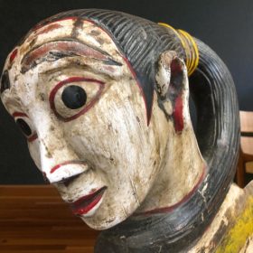 k82 7081 b indian furniture vintage nagaland chairs face