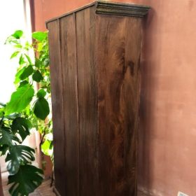 k82 7090 indian furniture embossed metal cabinet back