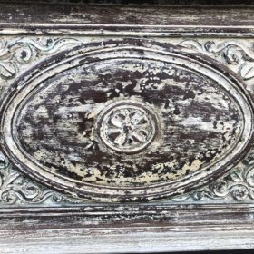 k82 7112 indian furniture unusual panelled trunk detail