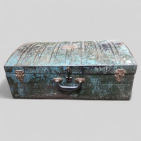 k82 7161 a indian furniture vintage 'steamer' trunks front
