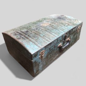 k82 7161 a indian furniture vintage 'steamer' trunks top