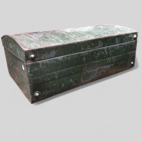 k82 7161 a indian furniture vintage 'steamer' trunks back