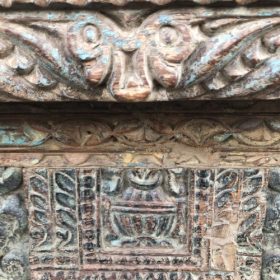 k82 7405 indian furniture console table with shelf carvings