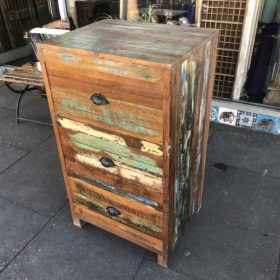 k82 7421 indian furniture reclaimed slim chest right