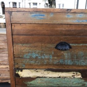 k82 7421 indian furniture reclaimed slim chest recycled
