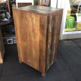 k82 7421 indian furniture reclaimed slim chest back