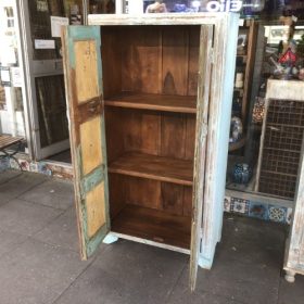 k82 8103 indian furniture crafted cabinet open