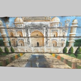 k82 7153 5 set indian furniture painted vintage taj panels front close