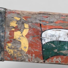 k82 7154 b indian furniture hand painted signs details