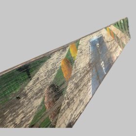 k82 7155 indian furniture painted vintage taj panels left close