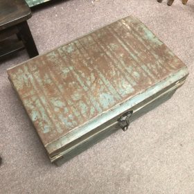k82 7161 b indian furniture vintage 'steamer' trunks top