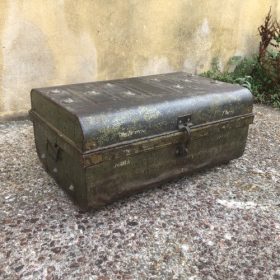 k82 7161 c indian furniture vintage 'steamer' trunks left