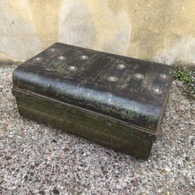 k82 7161 c indian furniture vintage 'steamer' trunks back