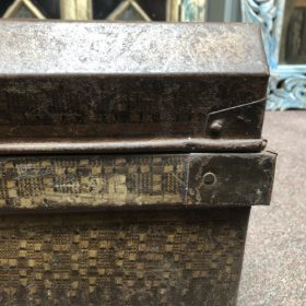 k82 7161 f indian furniture vintage 'steamer' trunks close