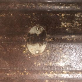 k82 7161 f indian furniture vintage 'steamer' trunks details