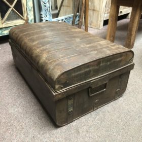 k82 7161 g indian furniture vintage 'steamer' trunks back