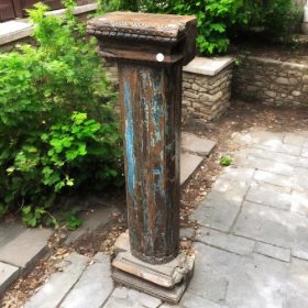 k82 7198 h b indian furniture unique 'half pillar' stand right