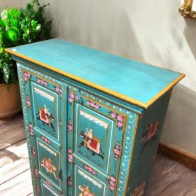 k82 7216 indian furniture stunning painted cabinet top