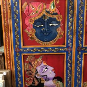 k82 7223 indian furniture hand painted cabinet repairs