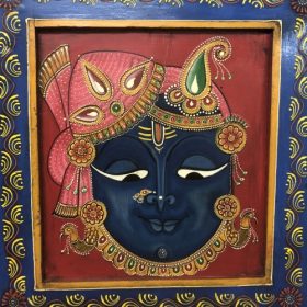 k82 7223 indian furniture hand painted cabinet artwork
