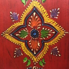 k82 7223 indian furniture hand painted cabinet pattern