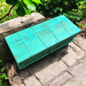k82 7236 indian furniture low green trunk top