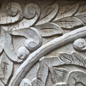 k82 7248 indian furniture hand carved low cabinet close