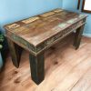 k82 7415 indian furniture small reclaimed wood table main