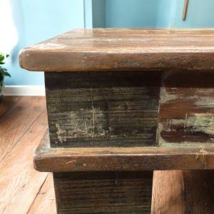 k82 7415 indian furniture small reclaimed wood table corner