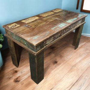 k82 7415 indian furniture small reclaimed wood table main