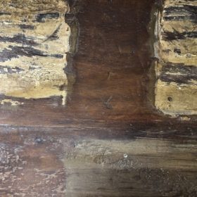 k82 7415 indian furniture small reclaimed wood table paint