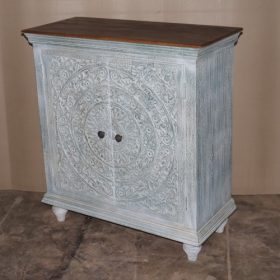 k83 8105 indian furniture circular carved cabinet factory