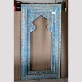 k83 8673 indian furniture vibrant turquoise mirror factory