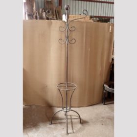 k83 8687 indian furniture black metal coat stand factory