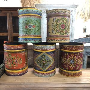 kh28 130 indian accessory gift hand painted bins colours