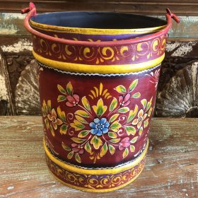 kh28 130 indian accessory gift hand painted bins red main