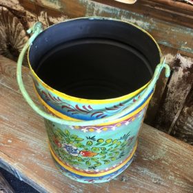 kh28 130 indian accessory gift hand painted bins turquoise above