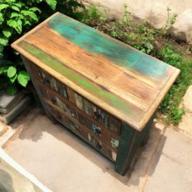 kh28 136 a indian furniture petite shallow drawers top