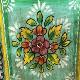 kh28 140 green right indian furniture painted bedside table artwork
