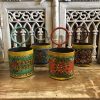 kh28 146 indian accessory gift small colourful iron pots main
