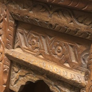 kh28 161 indian accessory gift wooden wall niches carved