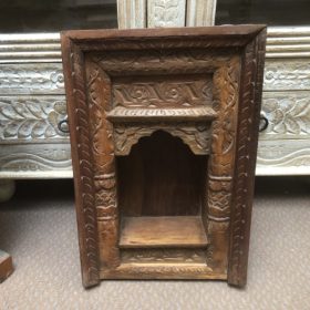 kh28 161 indian accessory gift wooden wall niches front
