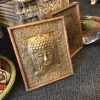 kh28 164 indian accessory gift metal foil buddha panels left
