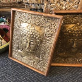 kh28 164 indian accessory gift metal foil buddha panels right