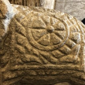 kh28 182 indian accessory gift carved stone elephant close