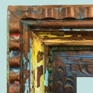 kh28 185 indian furniture huge 'one off' mirror carved