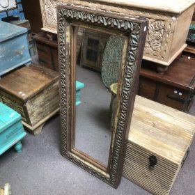 kh28 193 indian furniture exquisite slim mirror right