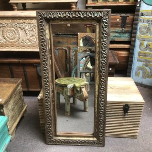 kh28 193 indian furniture exquisite slim mirror main